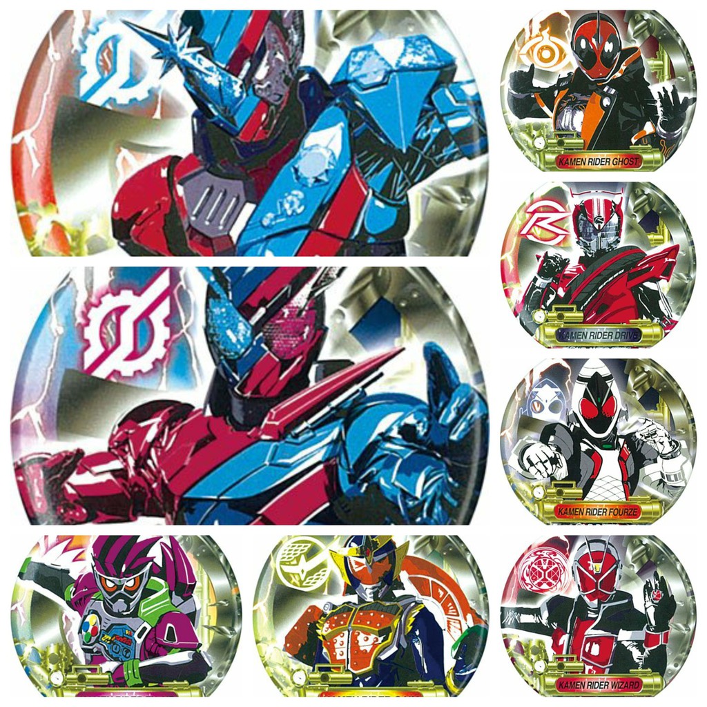 Combo 20 huy hiệu cài áo IN HÌNH Kamen Rider anime chibi dễ thương tiện lợi