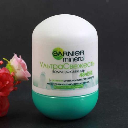 Lăn khử mùi Garner  - 48H siêu khô thoáng - Hương thơm mát lạnh trong lành dễ chịu