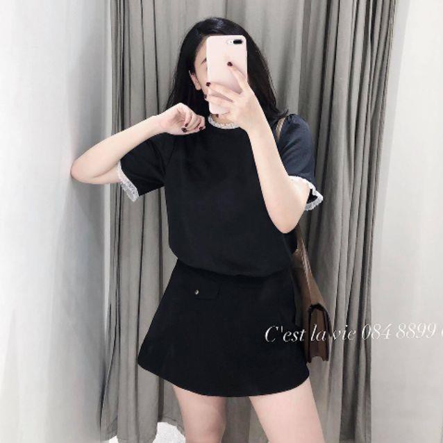 SÉT ÁO PHỐI VIỀN MX CHÂN VÁY