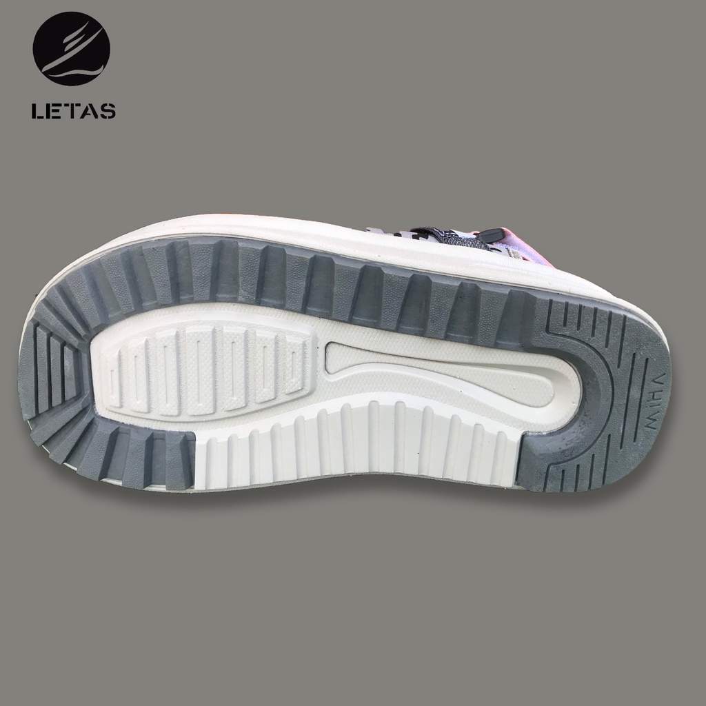 Sandal Nữ Letas D714 Xanh Đỏ Tro Phản Quang