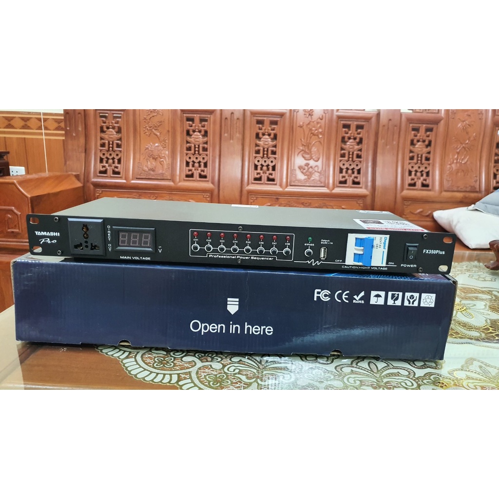 Quản lý nguồn điện TAMASHI PRO FX350PLUS.Quản Lý Nguồn Có Hệ Thống Lõ Nguồn Chống Nhiễu Cao Cấp