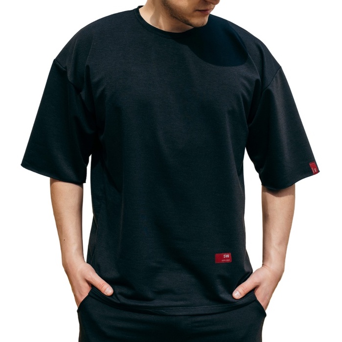 Áo thun trắng đen form trơn dành cho nam nữ - basic tee unisex bigsize tay lỡ chất liệu cotton thoáng mát tag 5W - AT03 | BigBuy360 - bigbuy360.vn