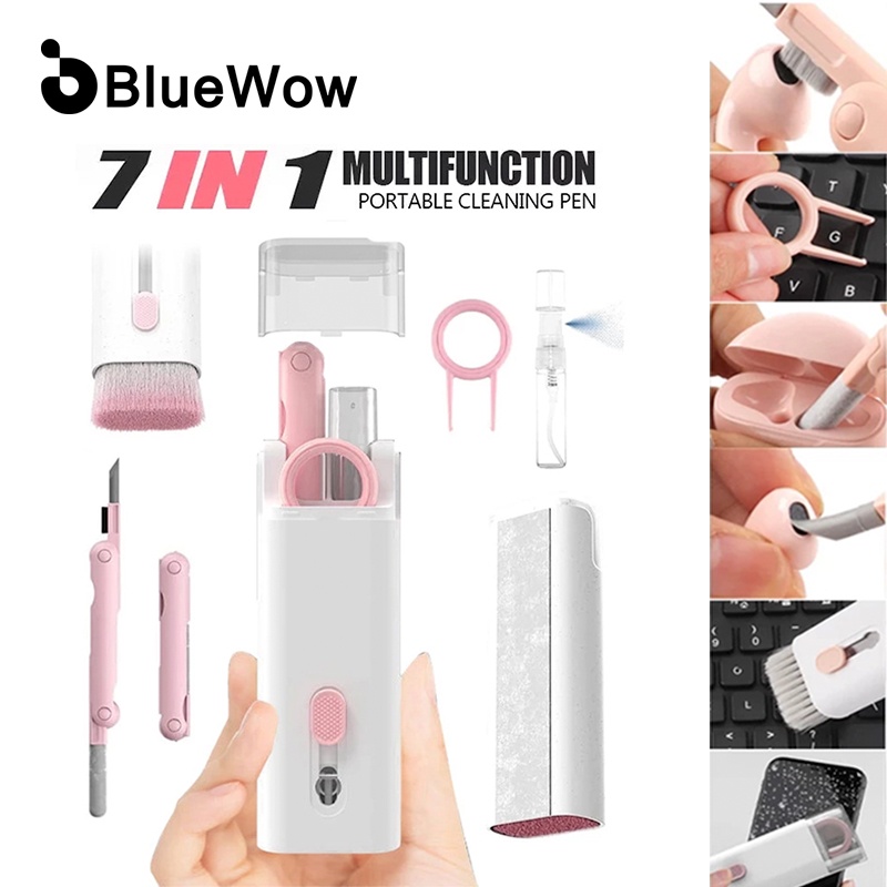 Bút vệ sinh bàn phím máy tính BLUEWOW 7 trong 1 thiết kế tiện dụng