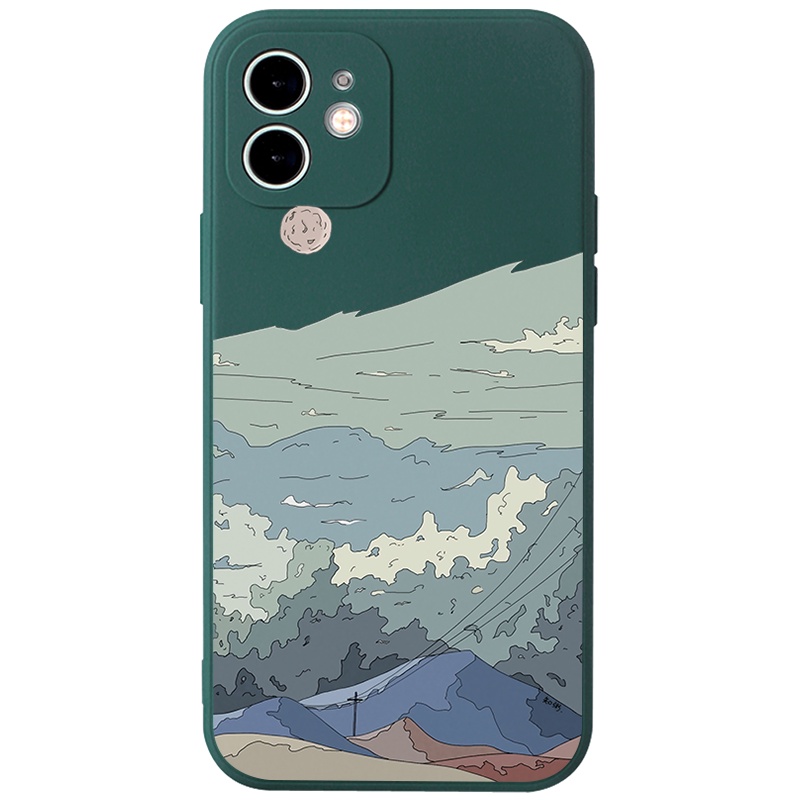 Ốp lưng GUMAN mềm chống bẩn dễ thương đẹp cho iPhone 14 13 12 11 Pro Max SE 2020 X XR XS 8 7 ip 6S 6 Plus kute XYB361