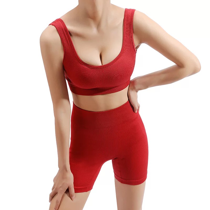 Set trang phục thể thao HOPPE FUMENG không đường may nhiều màu sắc tùy chọn thời trang dành cho nữ