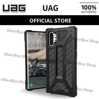 Uag Ốp Điện Thoại Bằng Sợi Carbon Cho Samsung Galaxy Note 10 + Plus ​Ốp Điện Thoại Họa Tiết Lông Vũ Độc Đáo Thời Trang Chống Rơi Cho Iphone