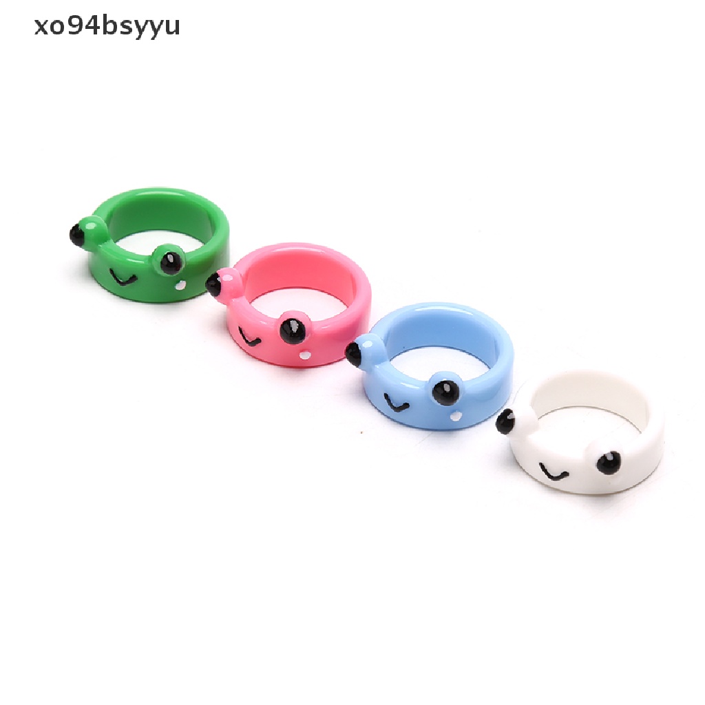 Nhẫn Đeo Tay xo94bsyyu Bằng Đất Sét Polymer Hình Chú Ếch Dễ Thương Cho Nữ