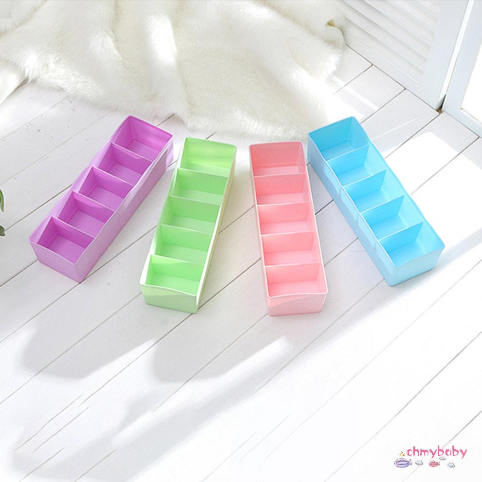 Năm lưới Tất lót đa chức năng Hộp đựng những thứ nhỏ xíu Hộp đựng đồ bằng nhựa Hộp ngăn kéo Bàn giường Tủ [8/3]