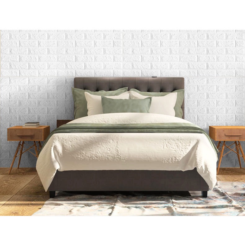 Giấy Dán Tường Bằng Xốp Giả Gạch 3D Trang Trí Phòng Khách / Phòng Ngủ