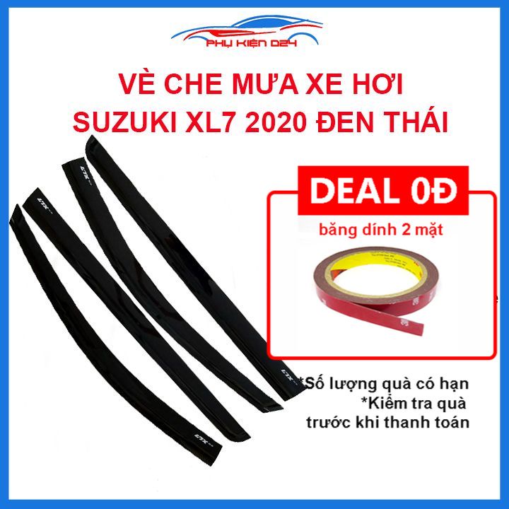 Vè mưa XL7 2020 vè đen che mưa bảo vệ trang trí xe