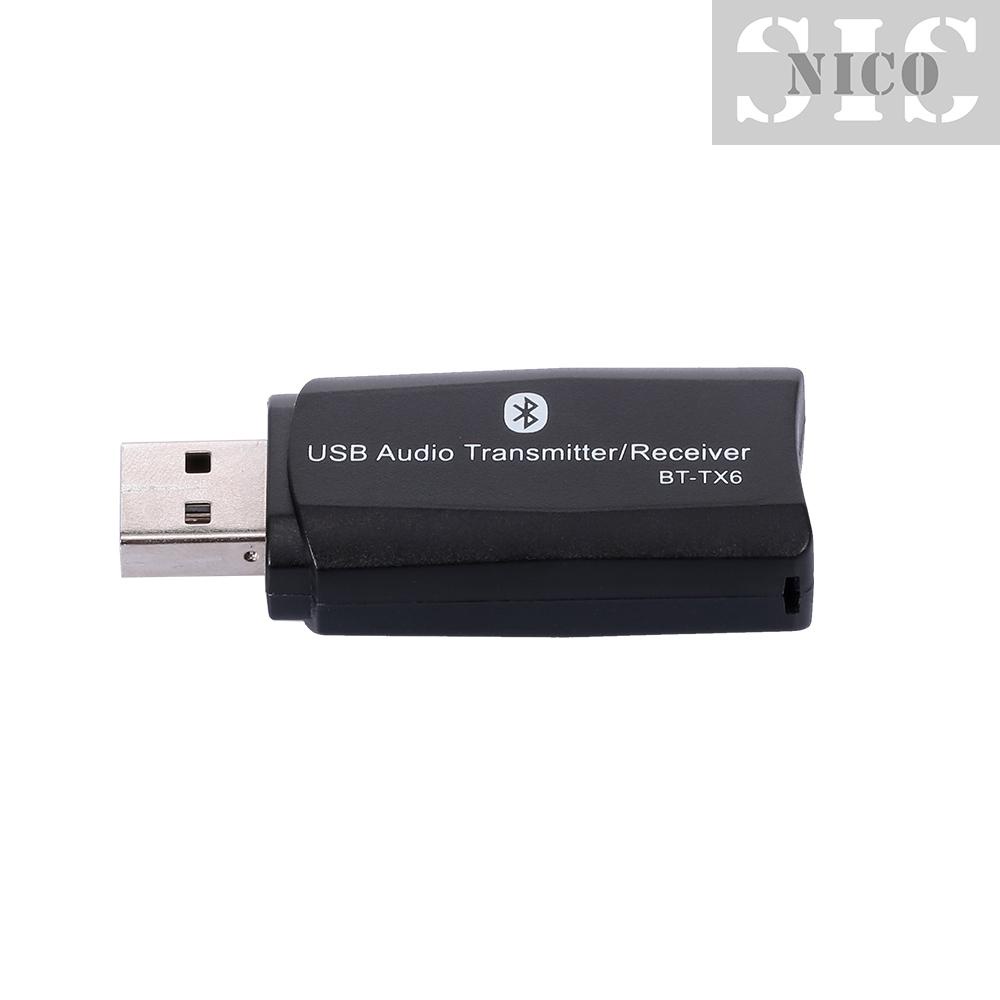 Bộ Thu Phát Âm Thanh Bt-Tx6 2 Trong 1 Bt 5.0 Mini Không Dây Giắc Cắm Aux Rca Usb 3.5mm Cho Tv Pc Xe Hơi | BigBuy360 - bigbuy360.vn