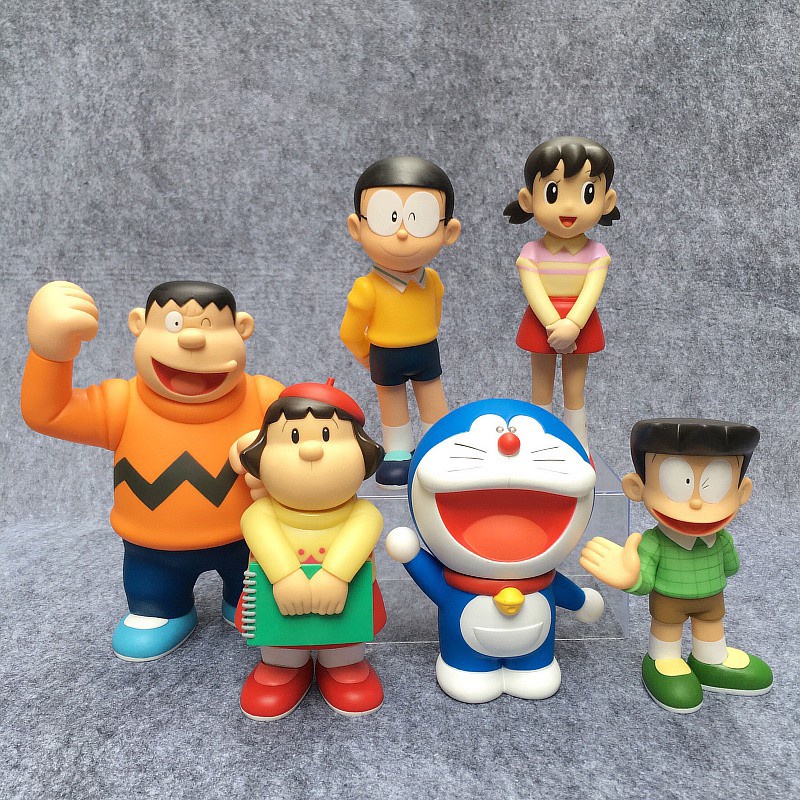 [SỐC BANH NÓC] Mô hình doremon, nobita, xuka, chaien, xeko