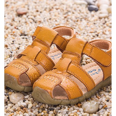 Sandal trẻ em da bò