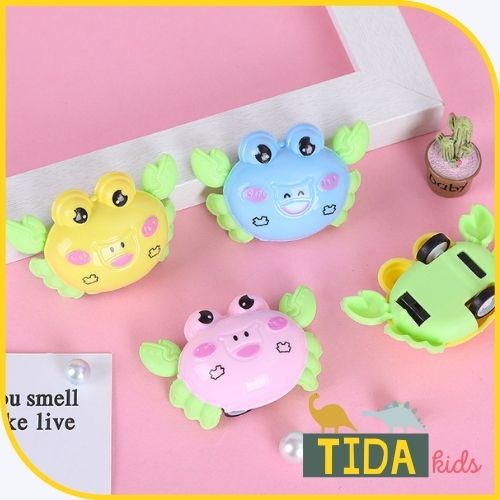 Ô Tô Đồ Chơi Cho Bé ⚡ HOT TREND ⚡ Xe Ô Tô Mô Hình Con Cua, Đồ Chơi Ô Tô Mini Chạy Cót Siêu Cute TiDa Kids Shop