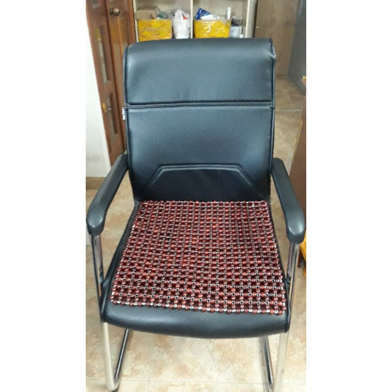 Miếng tấm đệm lót ghế ô tô, ghế xe hơi, ghế văn phòng bằng hạt gỗ