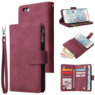 Bao da điện thoại dạng ví đa chức năng cho IPhone 6 Plus 7 Plus 8 Plus 6/6S/7/8