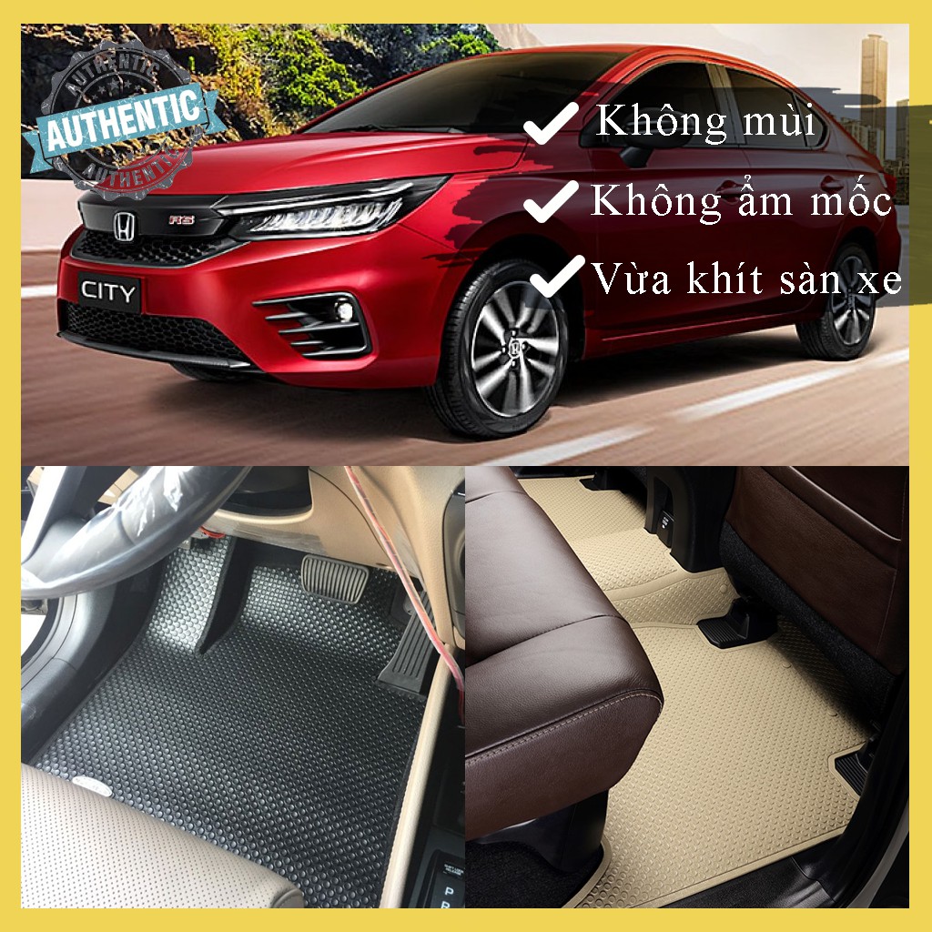 Thảm lót sàn ô tô Kata cho xe Honda City- cao cấp - không mùi - không ẩm mốc - dễ vệ sinh