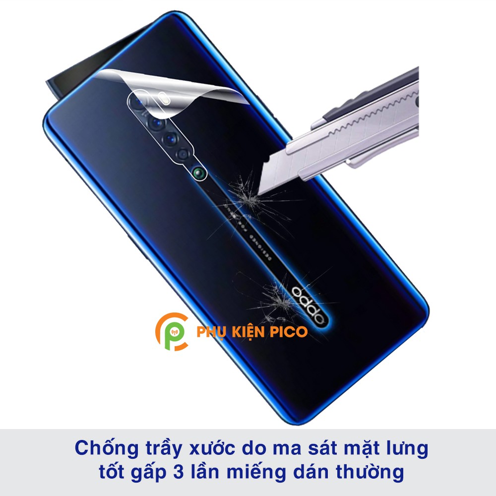Dán lưng Reno 2 / Reno 4 full mặt lưng dẻo trong suốt PPF tự phục hồi vết xước - Dán lưng Oppo Reno 2