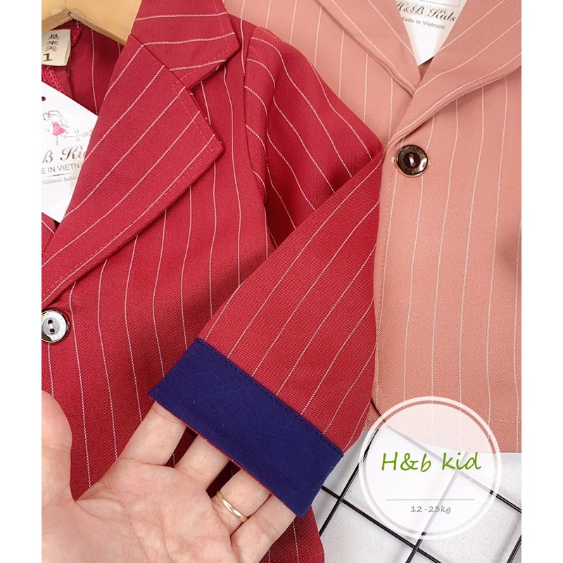 Set bộ bé gái - Set áo khoác vest & váy voan