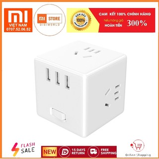 Adapter 6 cổng ổ cắm điện Xiaomi - Ổ cắm điện Xiaomi hàng chính hãng