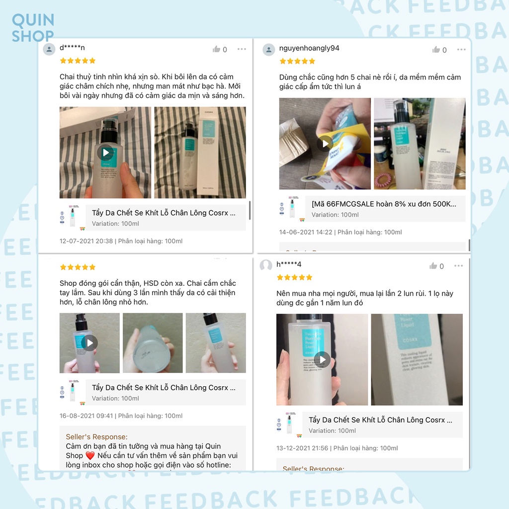 Tẩy Da Chết Se Khít Lỗ Chân Lông Cosrx Two In One Poreless Power Liquid