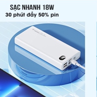 Pin sạc dự phòng tích điện sạc nhanh Remax RPP-292 20.000mAh QC 22.5W và PD 20W