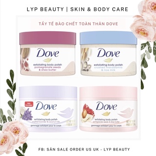 Tẩy tế bào da chết toàn thân dove 298g