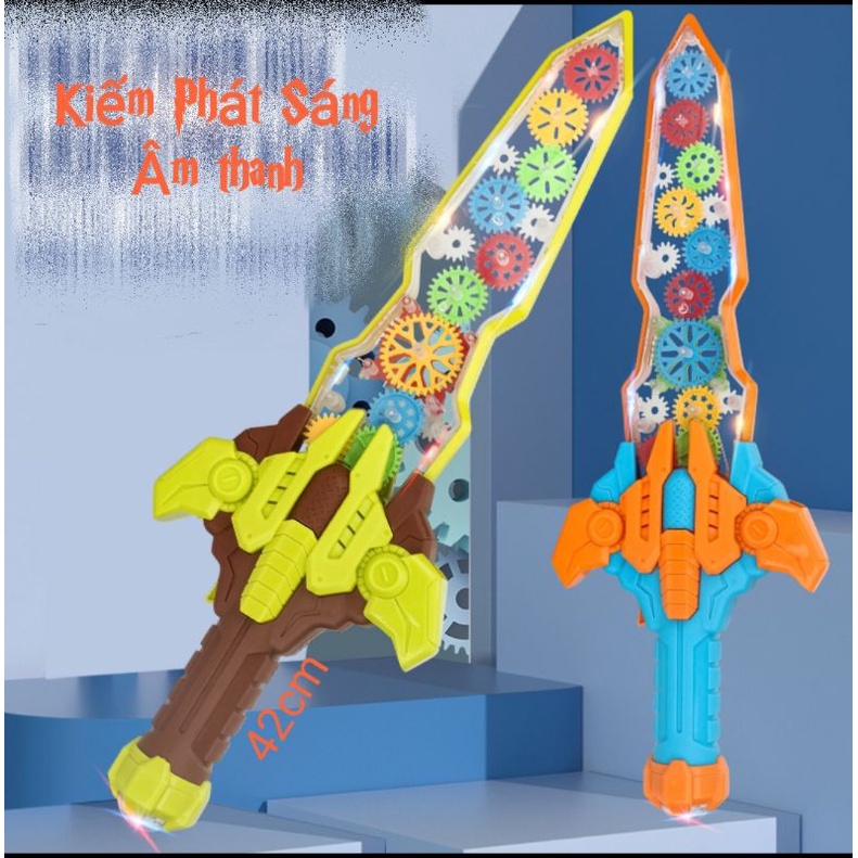 Đồ chơi kiếm nhựa có âm thanh cảm ứng khi lắc dai 42cm Minecraft quà tặng sinh nhật chó các bé trên 3 tuổi- trung thu