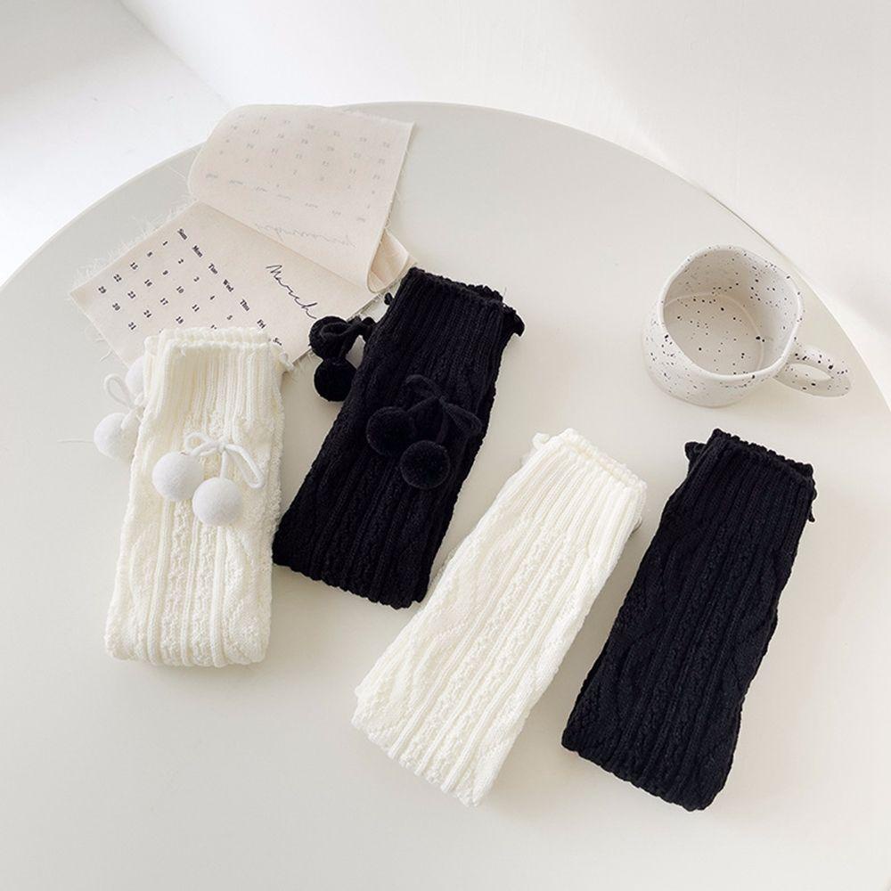 Dwayne Vớ Dệt Kim Giữ Ấm Chân Dáng Rộng Màu Sắc Ngọt Ngào Phong Cách Lolita Nhật Bản Thời Trang Thu Đông Cho Nữ