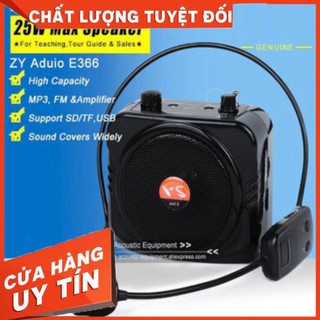 Máy trợ giảng e366 không dây kèm 1 mic không dây và 1 mic có dây