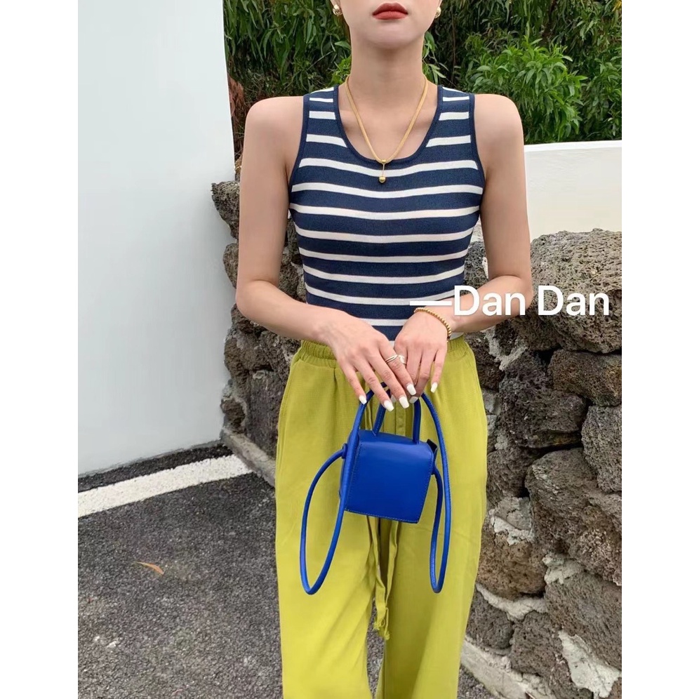 Áo hai dây sọc kẻ ngang 0117, Áo hai dây nữ Hàn Quốc