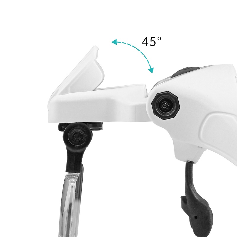 Kính Lúp Đeo Đầu Có Đèn LED 1.0x / 1.5x / 2.0x / 2.5x / 3x Chuyên Dụng Cho Thợ Kim Hoàn Rảnh Tay