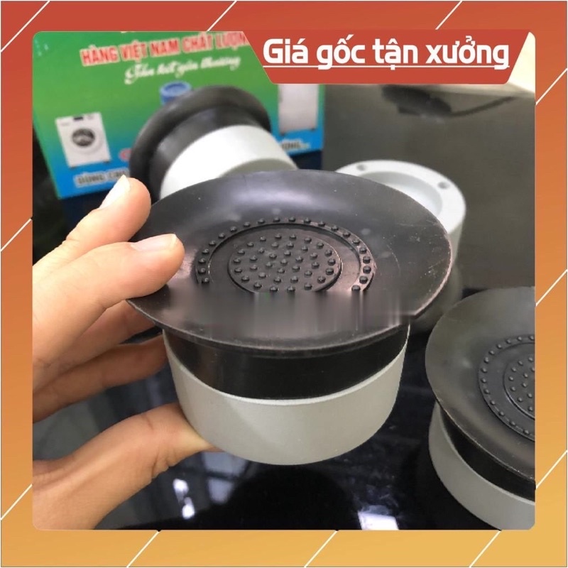 Chân máy giặt chống rung có hít, chống rung máy giặt, chân kê máy giặt bằng cao su