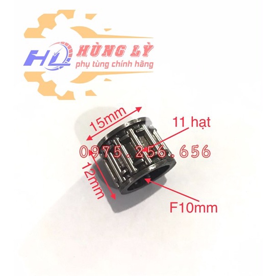 Bi Rọ 10*15*12 (11 hạt) lắp trục cơ 365 bi rọ các loại phụ tùng ô tô phụ tùng máy nông nghiệp phụ tùng Hùng Lỳ