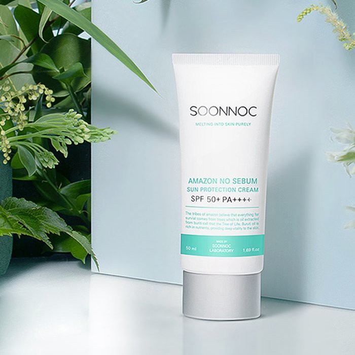 Kem Chống Nắng Không Gây Kích Ứng Soonnoc Amazon No Sebum Sun Protection Cream GomiMall | BigBuy360 - bigbuy360.vn