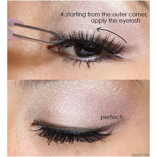 Mi giả Model 21 tự nhiên dày dài makeup chuyên nghiệp Linh Giang chính hãng