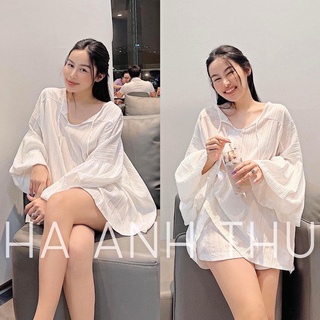 [ HA ANH THU ] Set Áo Xốp Quần Short