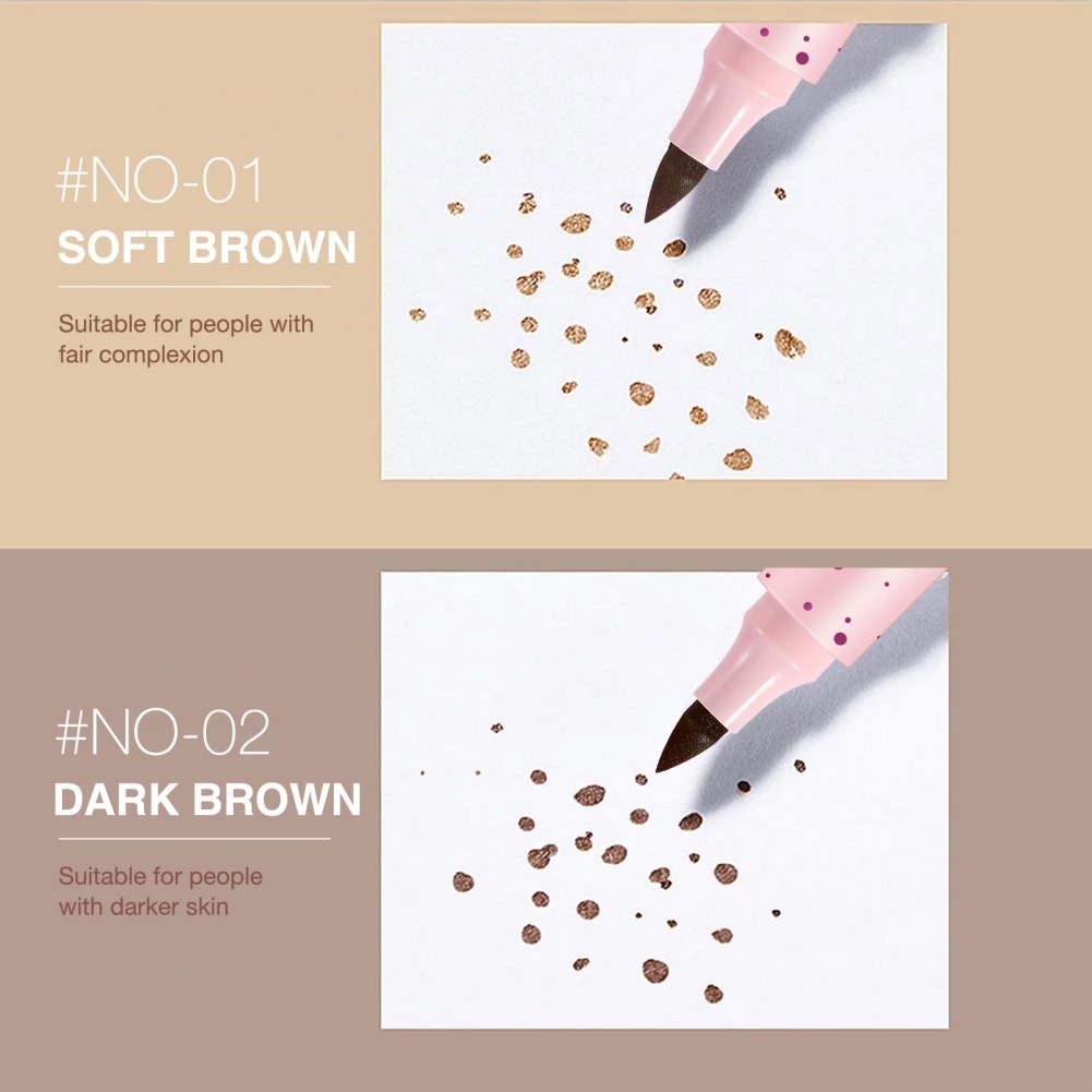 1 Cây Bút Trang Điểm Lông Mềm Giả Chống Nước Lâu Trôi Loại Bỏ Tàn Nhang