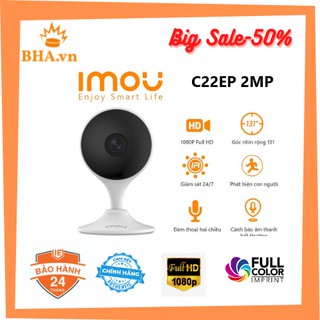 Camera Wifi imou C22EP 2.0MP siêu nét - Hàng Chính Hãng ( kèm thẻ nhớ 32G )