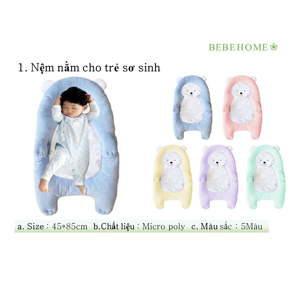 Nệm nằm cho trẻ sơ sinh