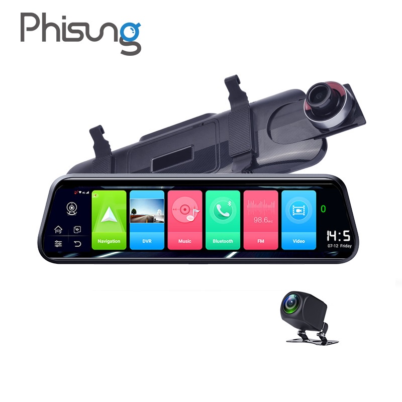 Camera hành trình ô tô Z55, thương hiệu cao cấp Phisung, 4G, Wifi, 10 inch, dẫn đường,...[CHÍNH HÃNG - BẢO HÀNH 1 NĂM]