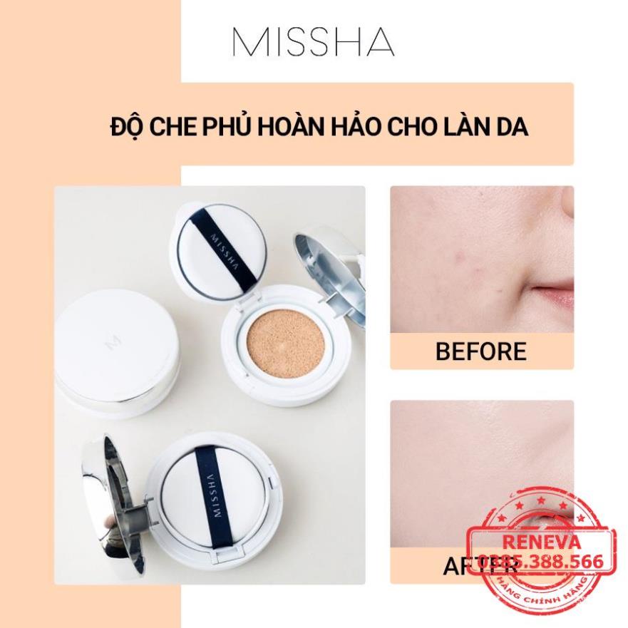 Phấn Nước Missha NEW EDITION Che Phủ Hoàn Hảo M Magic Cushion SPF 50+ PA+++ 15g PNMS01 RENEVA