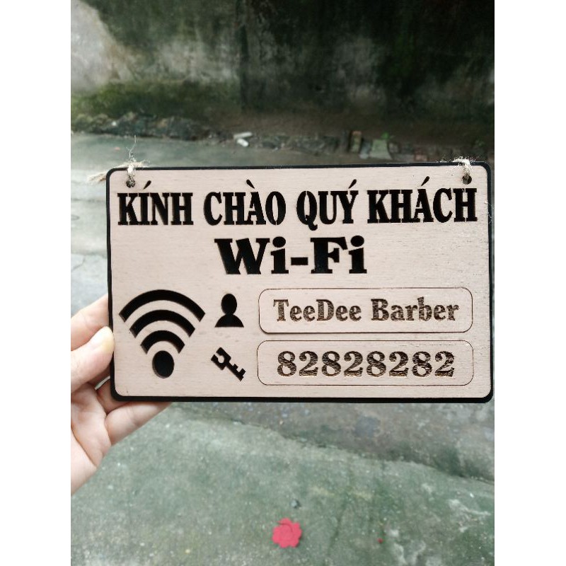 Bảng Gỗ Wifi - Password - Mẫu wifi,password | BigBuy360 - bigbuy360.vn