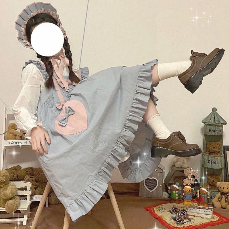 ĐẦM LOLITA TẾT NƠ HAI BÊN LÊN MÀU CỰC ĐẸP😚 Có ảnh thật 😚 Rin Sesshomaru😚JK😚OP😚