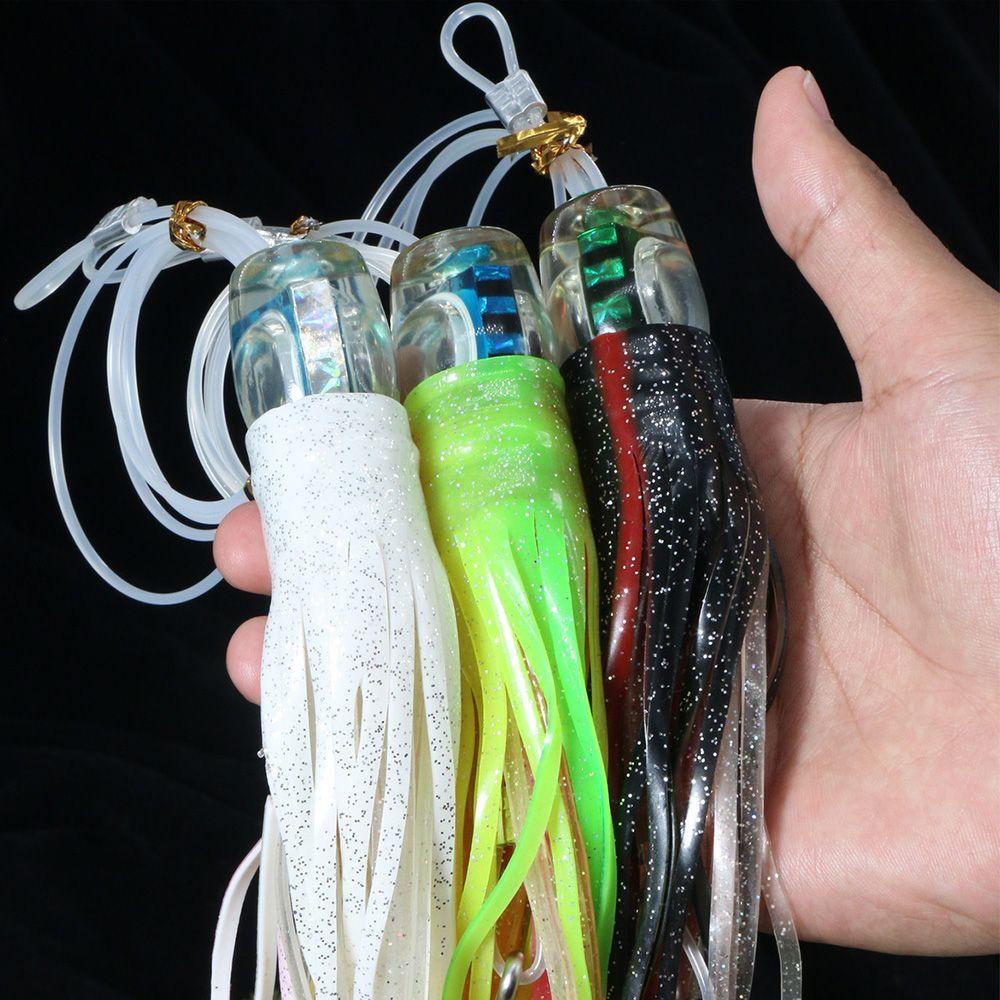 PISTA Mồi Câu Cá Giả Hình Bạch Tuộc Dạ Quang