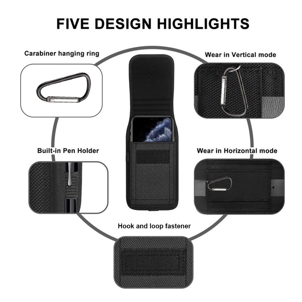 Túi Đựng Điện Thoại Molle Thắt Lưng Đựng Thẻ Sử Dụng Ngoài Trời EDC