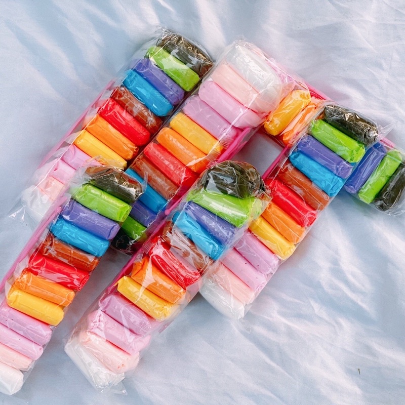 Đất nặn/Đất sét tự khô 12/24/36 màu cho bé