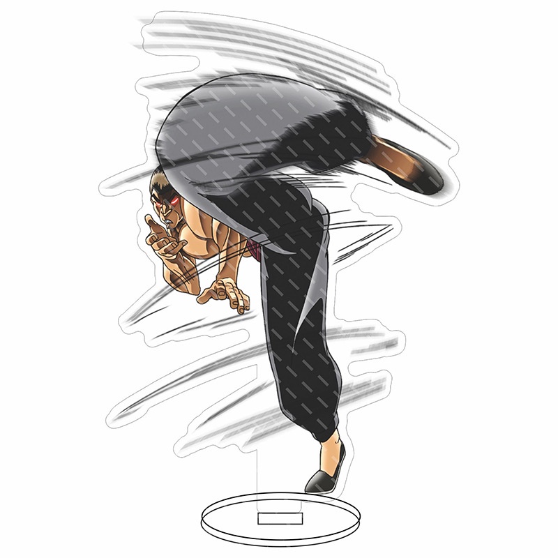 Mô Hình Nhân Vật Hanma Baki Yujiro Hoạt Hình Anime Bằng Acrylic Hai Mặt Phù Hợp Làm Quà Trang Trí Nội Thất