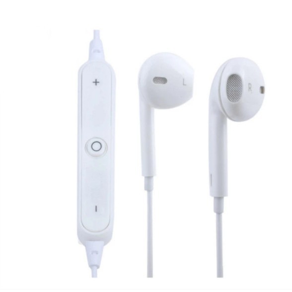 Tai nghe nhét tai bluetooth Pro S6 (trắng)TV-4.0 #phukien999 #phukien999