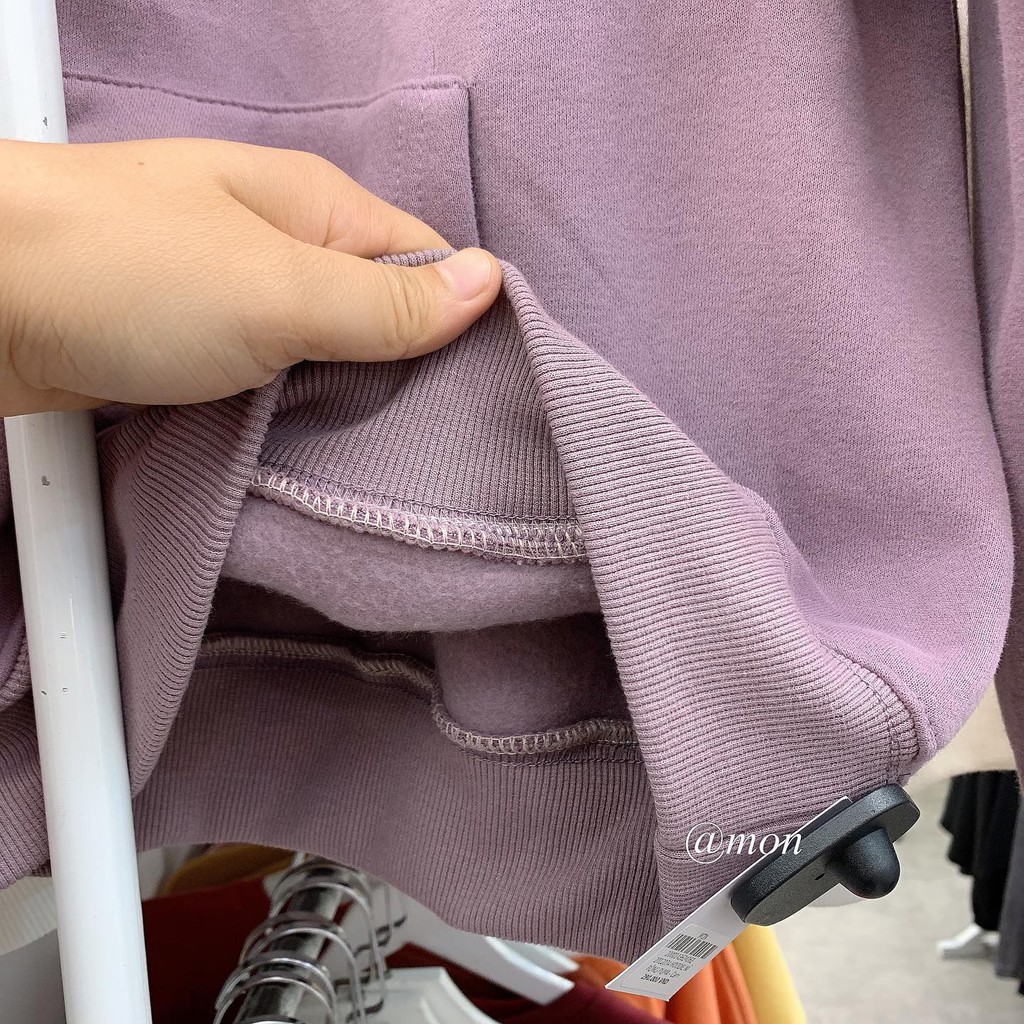 2012034 Áo hoodie nỉ bông phối màu, áo nỉ bông nữ ulzzang freesize | BigBuy360 - bigbuy360.vn